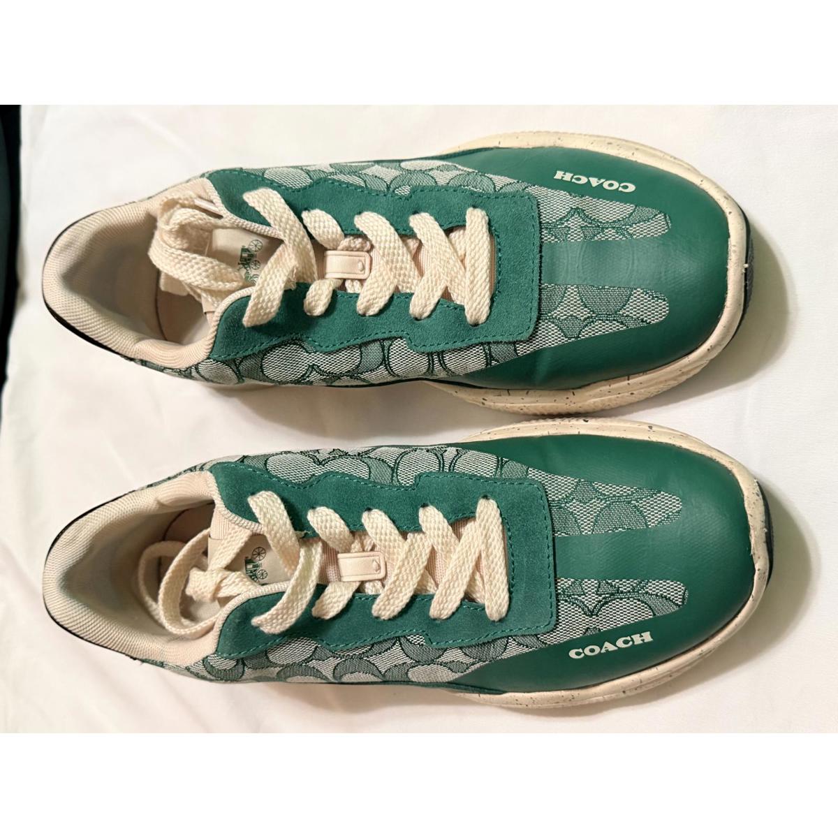 Coach Citisole Runner In Signature Jacquard Size 9 C8814